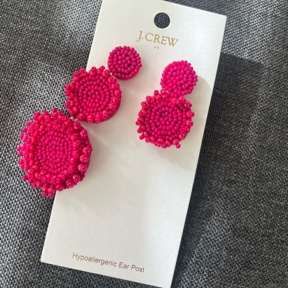 Jcrew factory Beaded statement earrings - Picture 2 of 3